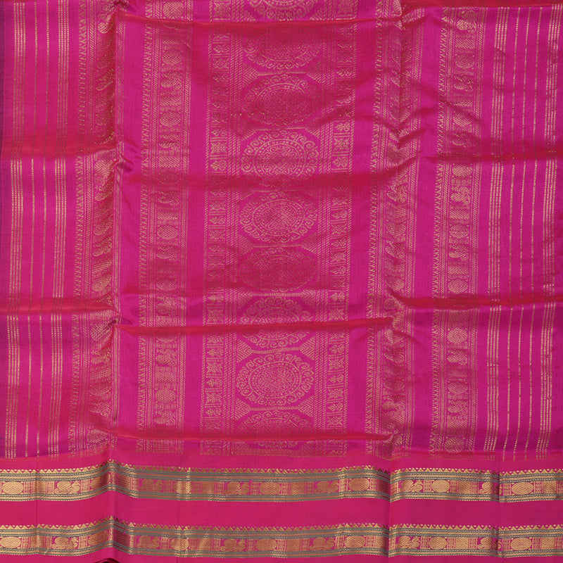 Hayagrivas Handloom Retta Pettu Korvai Silk Cotton Saree KBD1544A10-5