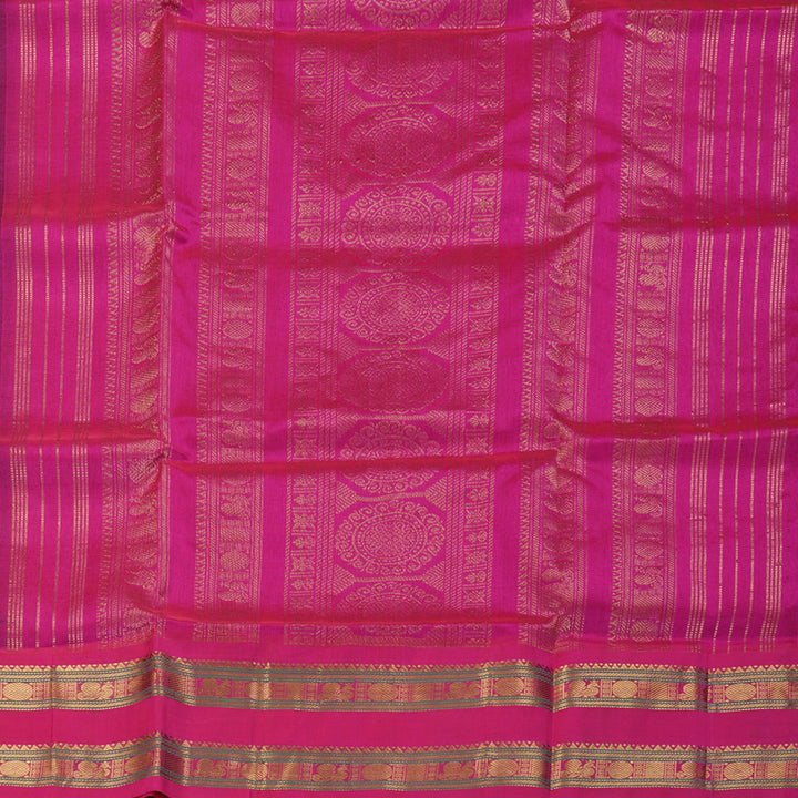 Hayagrivas Handloom Retta Pettu Korvai Silk Cotton Saree KBD1544A10-5