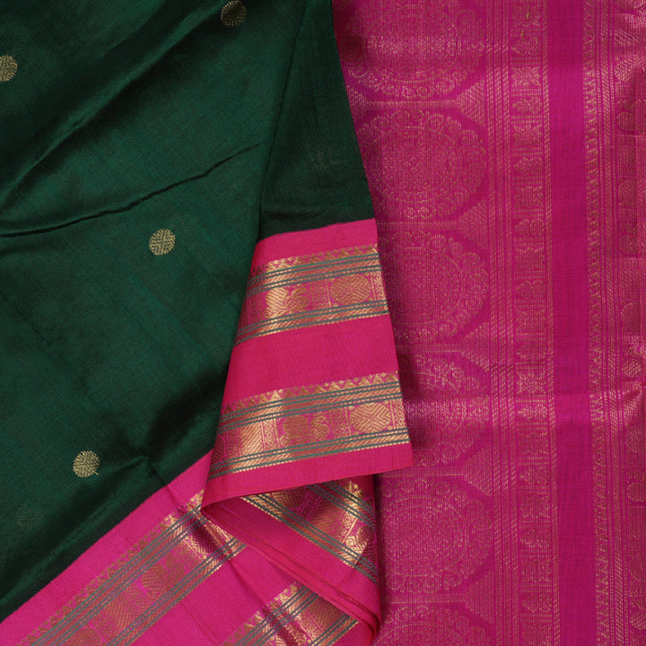 Hayagrivas Handloom Retta Pettu Korvai Silk Cotton Saree KBD1544A10-5