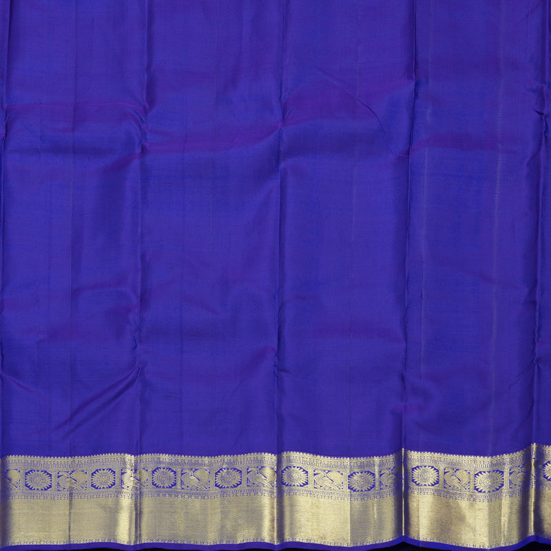 Hayagrivas Blue Handloom Kanjivaram Silk Saree KBD1548A1-1