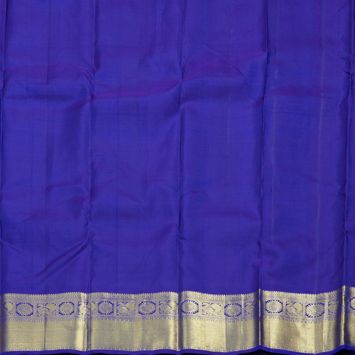 Hayagrivas Blue Handloom Kanjivaram Silk Saree KBD1548A1-1