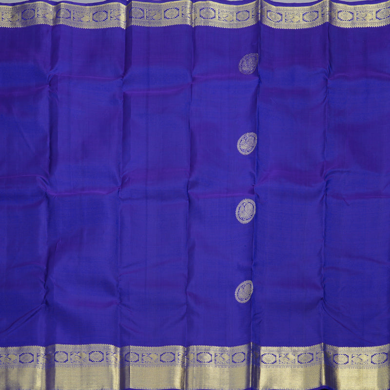 Hayagrivas Blue Handloom Kanjivaram Silk Saree KBD1548A1-1