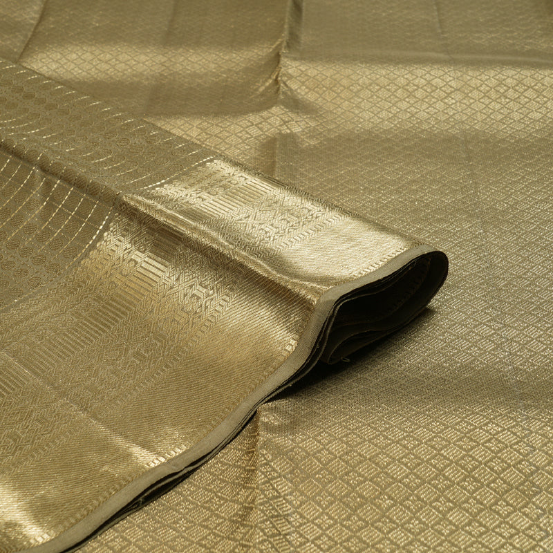 Hayagrivas Khaki Handloom Kanjivaram Silk Saree KBD1548A11-2