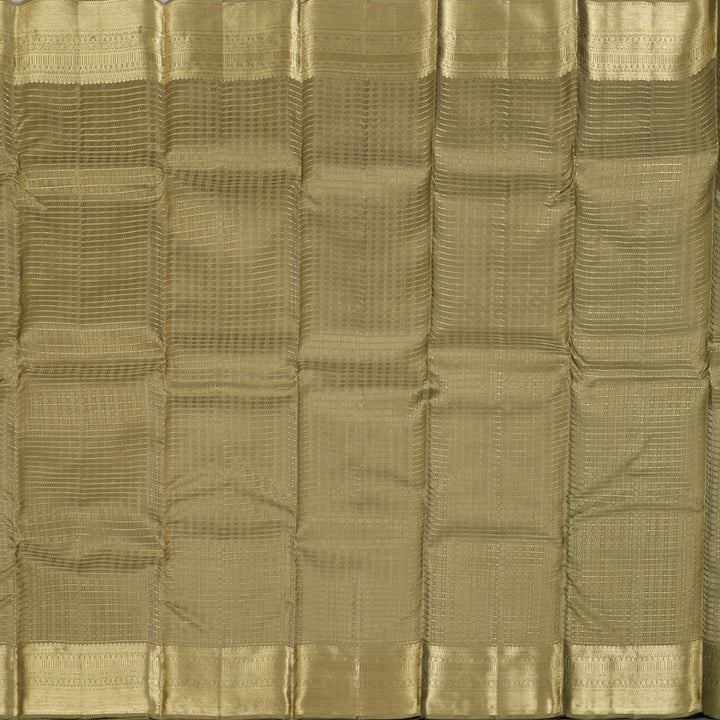 Hayagrivas Khaki Handloom Kanjivaram Silk Saree KBD1548A11-2