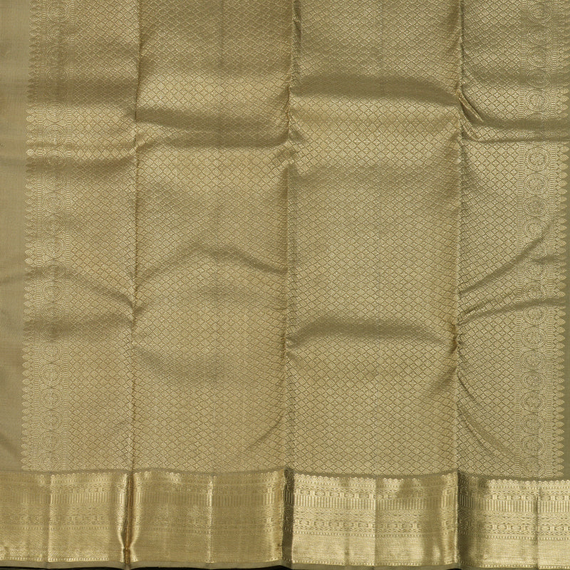 Hayagrivas Khaki Handloom Kanjivaram Silk Saree KBD1548A11-2