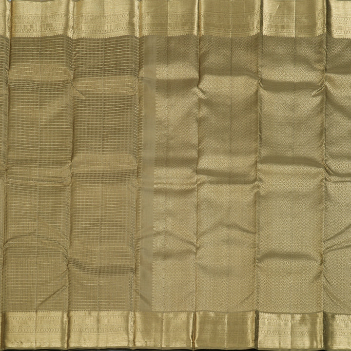 Hayagrivas Khaki Handloom Kanjivaram Silk Saree KBD1548A11-2