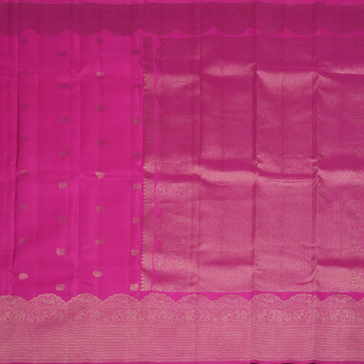 Hayagrivas Pink Handloom Kanjivaram Silk Saree KBD1548A13-4