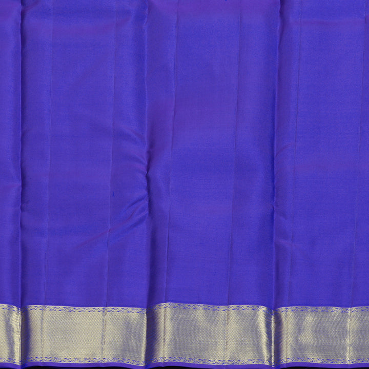 Hayagrivas Blue Handloom Kanjivaram Silk Saree KBD1548A17-4