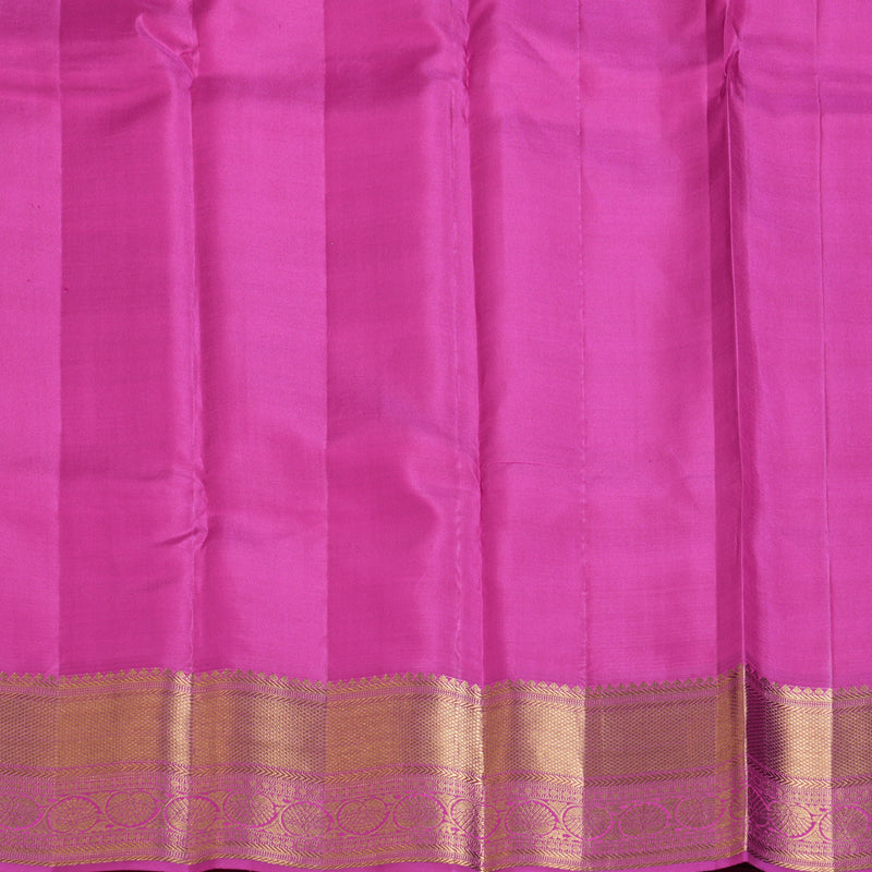Hayagrivas Rose Pink Handloom Kanjivaram Silk Saree with Pink Border KBD1549A2-2