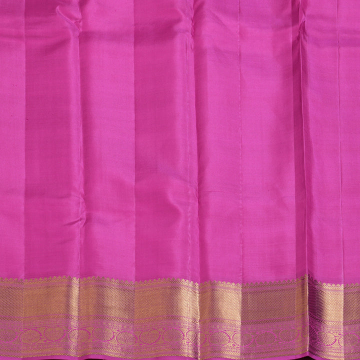Hayagrivas Rose Pink Handloom Kanjivaram Silk Saree with Pink Border KBD1549A2-2