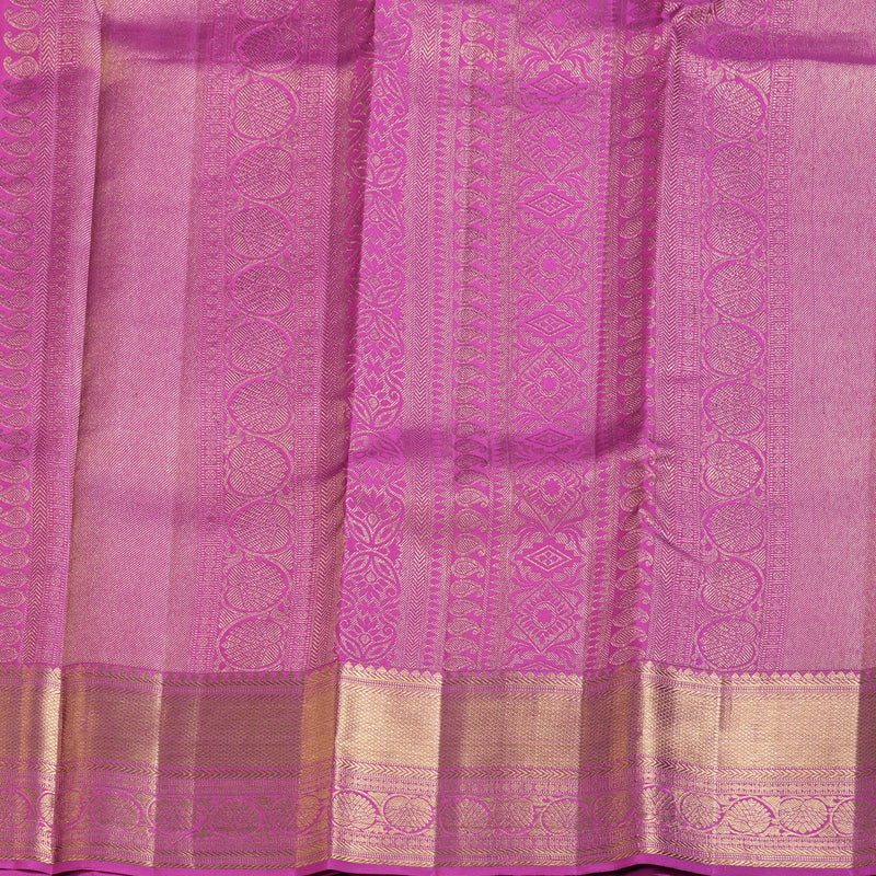 Hayagrivas Rose Pink Handloom Kanjivaram Silk Saree with Pink Border KBD1549A2-2