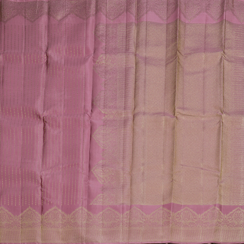 Hayagrivas Rosewood Pink Handloom Kanjivaram Silk Saree KBD1549A4-6