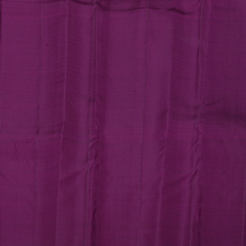 Hayagrivas Dark Purple Handloom Kanjivaram Silk Saree KBD1551A6-7