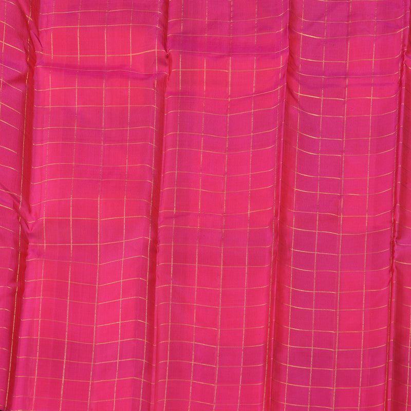 Hayagrivas Multi Color Checks Handloom Kanjivaram Silk Saree KBD1552A1-1