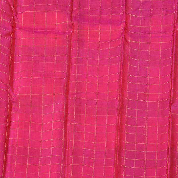 Hayagrivas Multi Color Checks Handloom Kanjivaram Silk Saree KBD1552A1-1