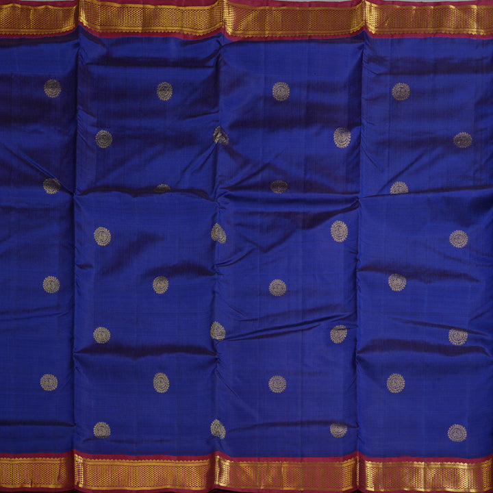 Hayagrivas Handloom Ten Yards Kanjivaram Silk Saree KBD1555A8-2