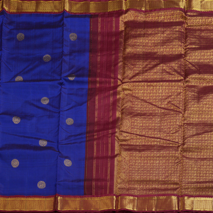 Hayagrivas Handloom Ten Yards Kanjivaram Silk Saree KBD1555A8-2