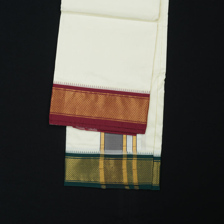 Hayagrivas Handloom 6 Mulam Silk Dhothi KBD1558A3-5