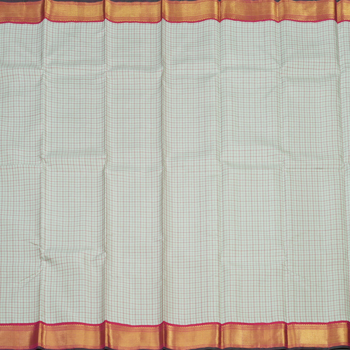 Hayagrivas Handloom Pure Kanjivaram Silk Saree in Gorgeous Light Pastel Green KBD1567A2-1