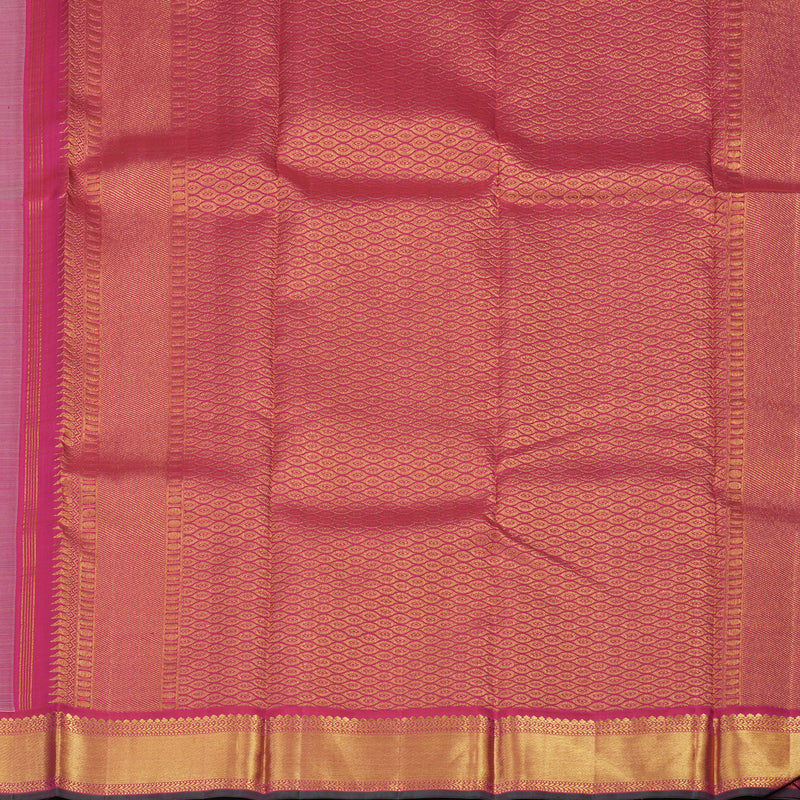 Hayagrivas Handloom Pure Kanjivaram Silk Saree in Gorgeous Light Pastel Green KBD1567A2-1