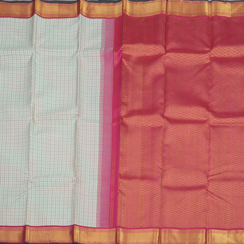 Hayagrivas Handloom Pure Kanjivaram Silk Saree in Gorgeous Light Pastel Green KBD1567A2-1