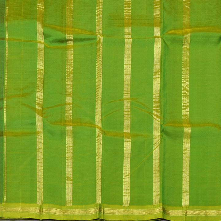 Hayagrivas Handloom Kanjivaram Silk Saree in Classic Bottle Green KBD1579A2-10