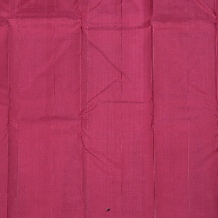 Hayagrivas Honey Rust Handloom Kanjivaram Silk Saree with Maroon With Green Border KBD1594A5-7