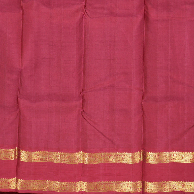 Hayagrivas Handloom Kanjivaram Silk Saree in Majestic Black KBD1594A8-1