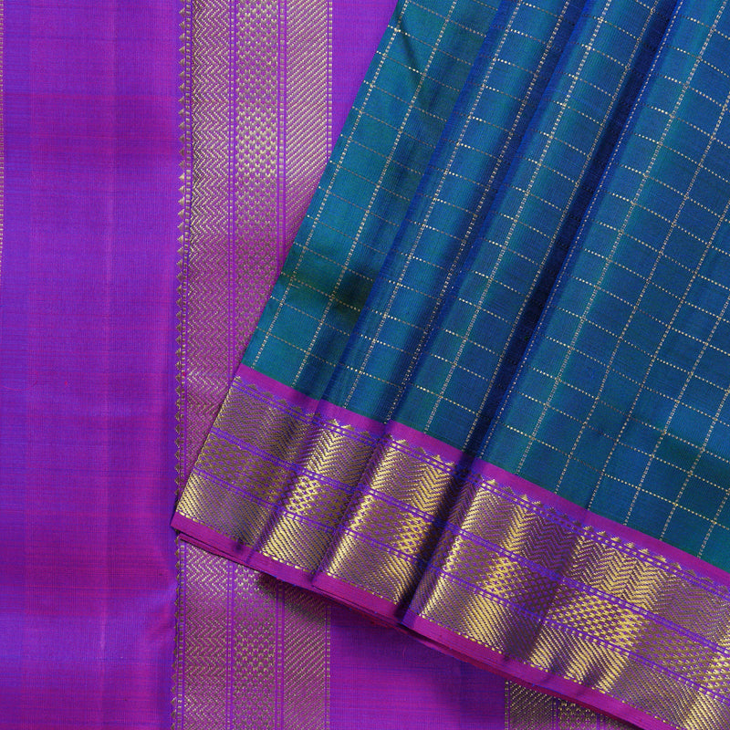 Hayagrivas Handloom Kanjivaram Ten Yards Silk Saree KBD1597A4-1