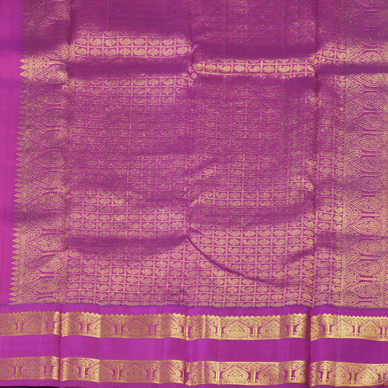 Hayagrivas Handloom Kanjivaram Silk Saree in Refreshign Sea Blue KBD1603A3-1