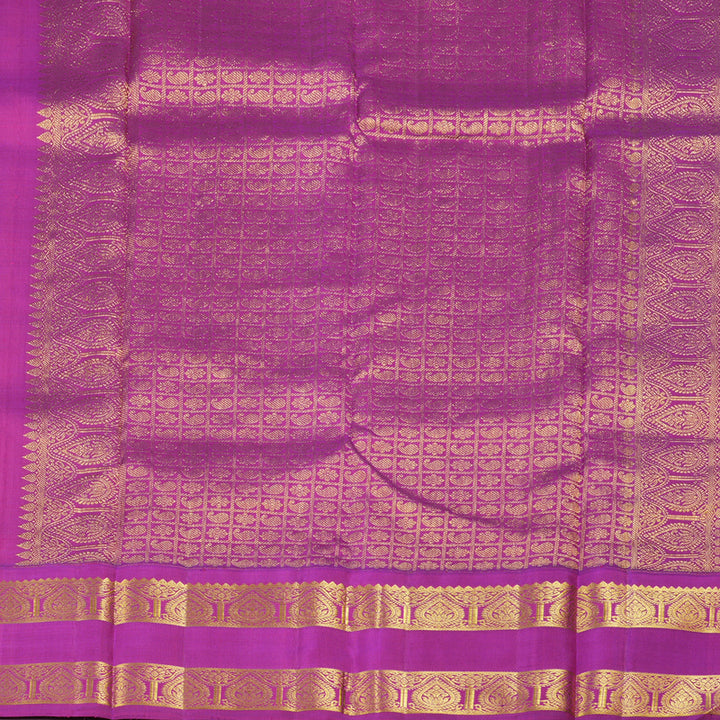 Hayagrivas Handloom Kanjivaram Silk Saree in Refreshign Sea Blue KBD1603A3-1