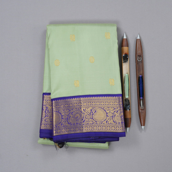 Hayagrivas Handloom Kanjivaram Korvai Silk Saree KBD1607A2-4
