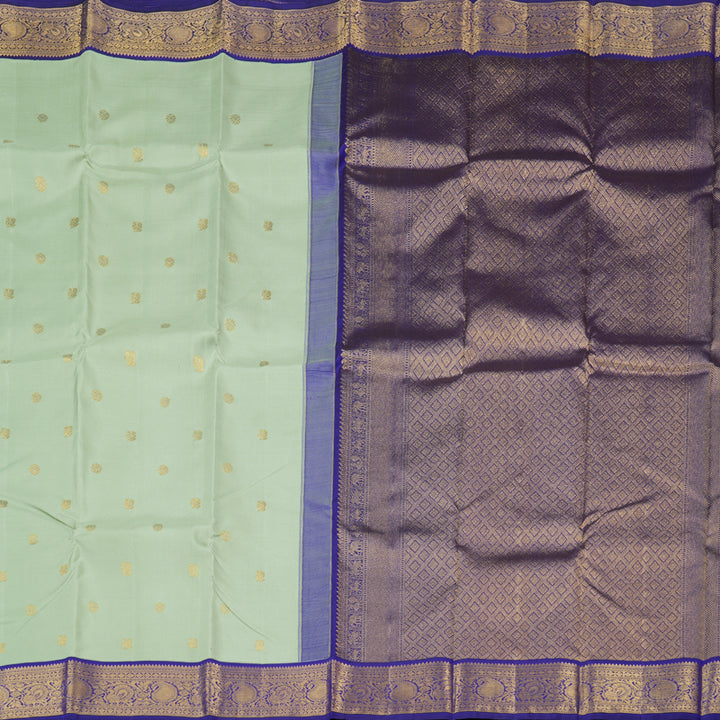 Hayagrivas Handloom Kanjivaram Korvai Silk Saree KBD1607A2-4