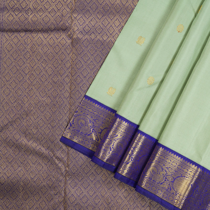 Hayagrivas Handloom Kanjivaram Korvai Silk Saree KBD1607A2-4