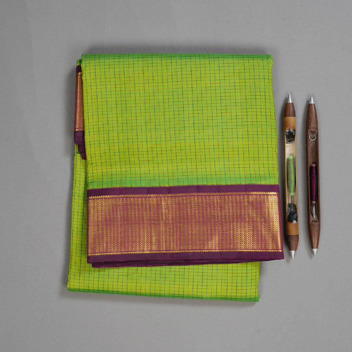 Hayagrivas Handloom Ten Yards Kanjivaram Silk Saree KBD1608A7-1