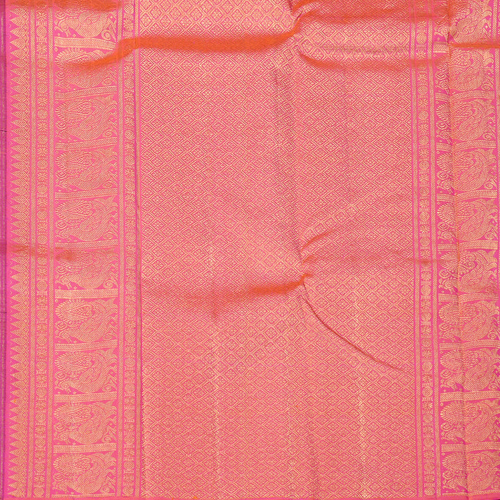 Hayagrivas Purple Handloom Kanjivaram Silk Saree KBD1622A6-3