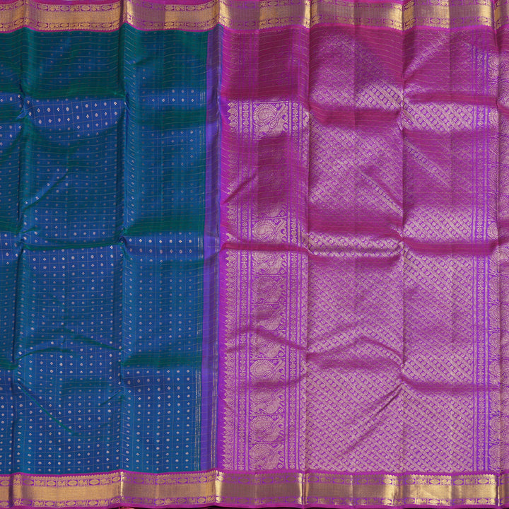 Hayagrivas Handloom Kanjivaram Silk Saree KBD1622A9-1