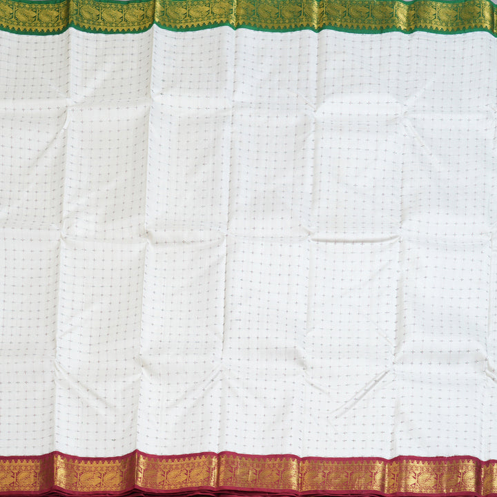 Hayagrivas Handloom Ganga Jamuna Kanjivaram Silk Saree KBD1624A1-2
