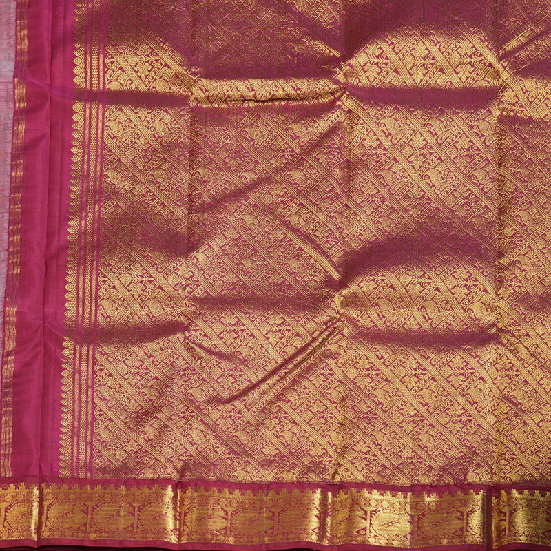 Hayagrivas Handloom Ganga Jamuna Kanjivaram Silk Saree KBD1624A1-2