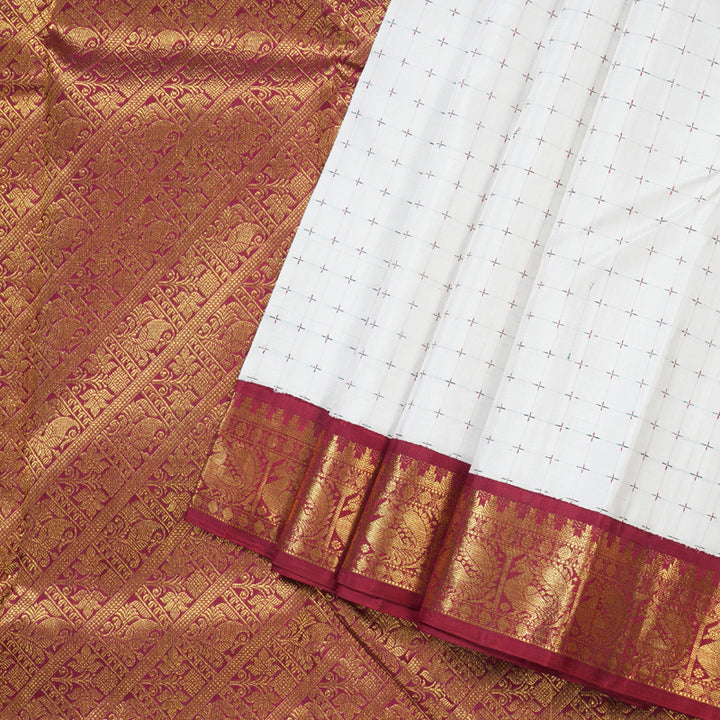 Hayagrivas Handloom Ganga Jamuna Kanjivaram Silk Saree KBD1624A1-2