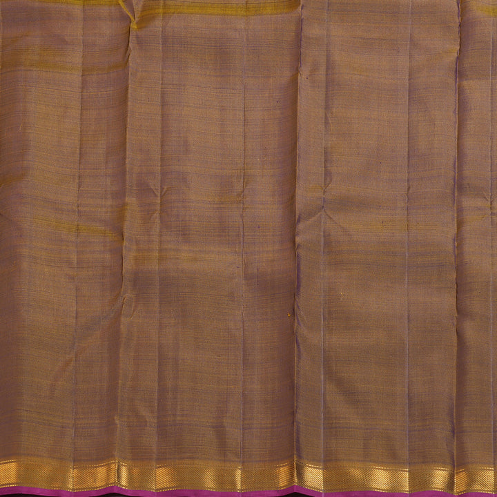 Hayagrivas Traditional Mandhalir Handloom Kanjivaram Silk Saree with Honey Mustard Border KBD1641A2-11