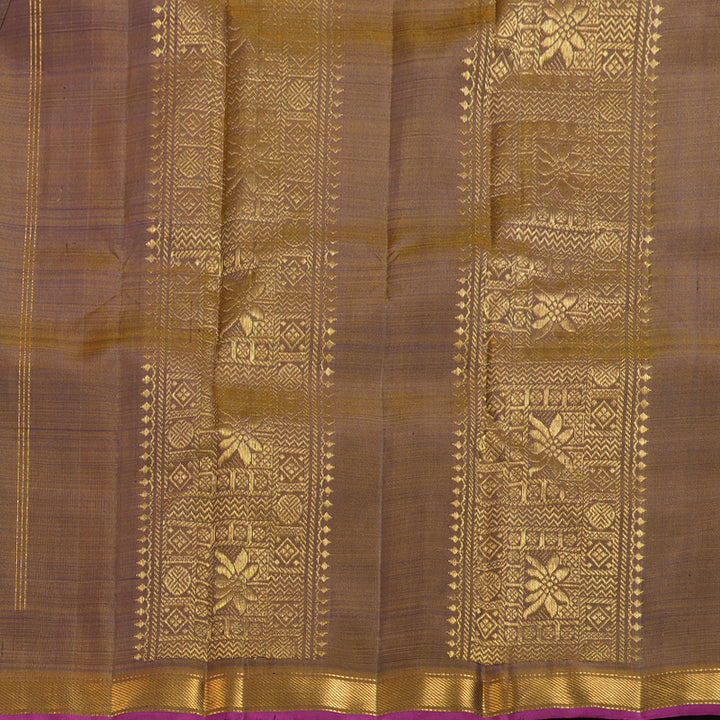Hayagrivas Traditional Mandhalir Handloom Kanjivaram Silk Saree with Honey Mustard Border KBD1641A2-11