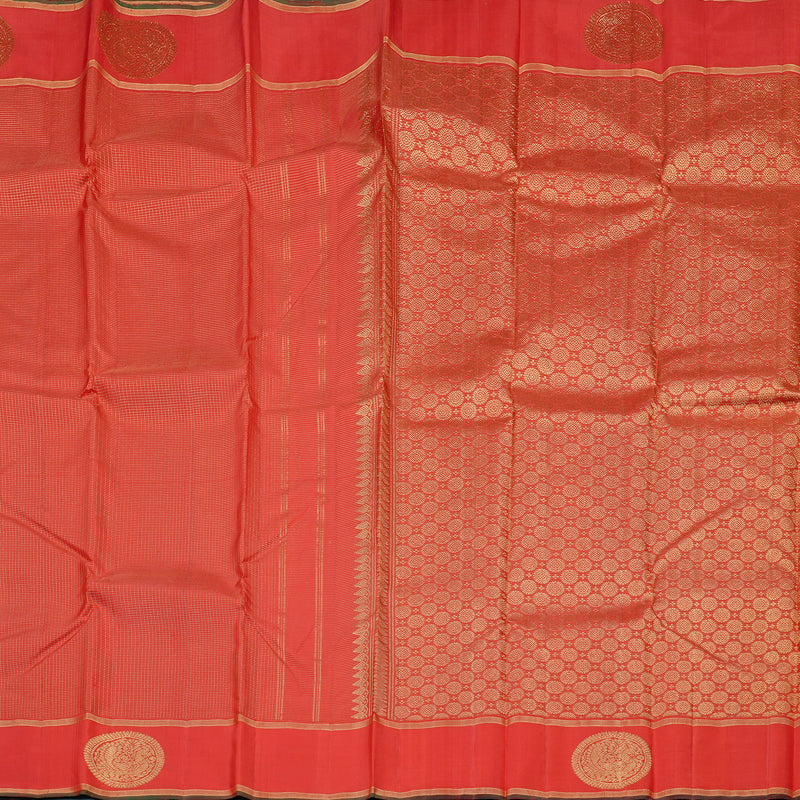 Hayagrivas Red Handloom Kanjivaram Silk Saree KBD1653A6-2
