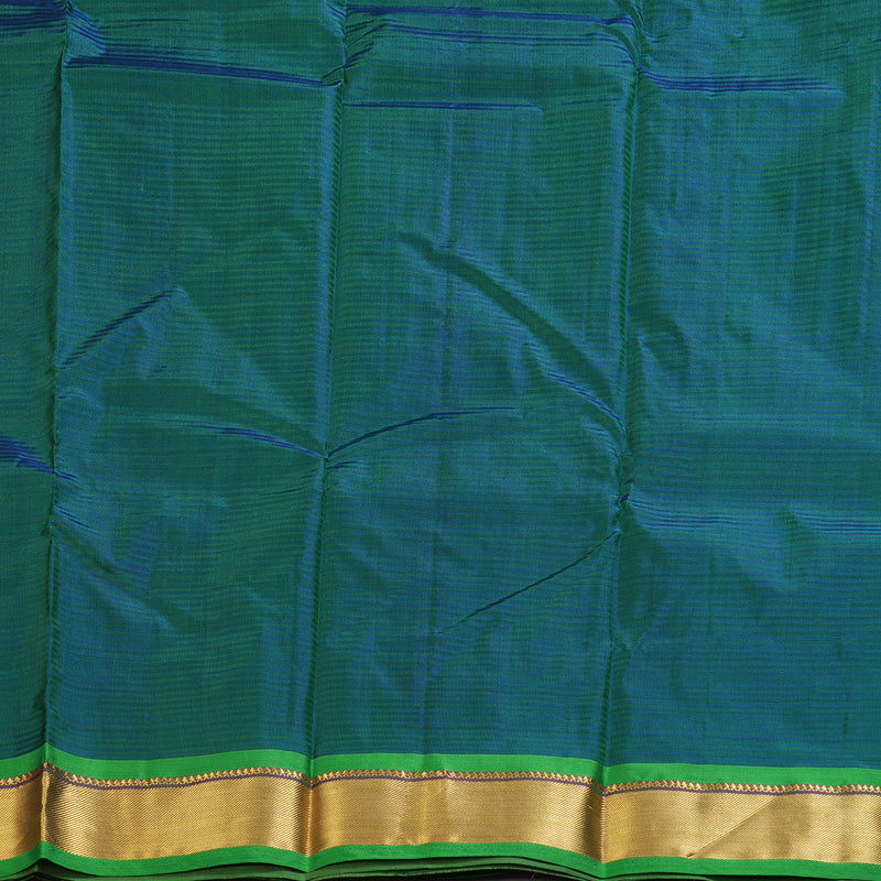 Hayagrivas Purple Handloom Kanjivaram Silk Saree with Dark Pink Border-KBD1680A3-10