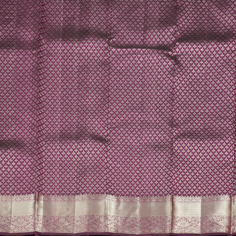 Hayagrivas Dark Purple Handloom Kanjivaram Silk Saree KBD1690A1-1