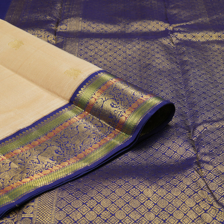 Hayagrivas Handloom Kanjivaram Korvai Silk Saree KBD1691A13-1