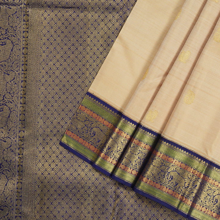 Hayagrivas Handloom Kanjivaram Korvai Silk Saree KBD1691A13-1