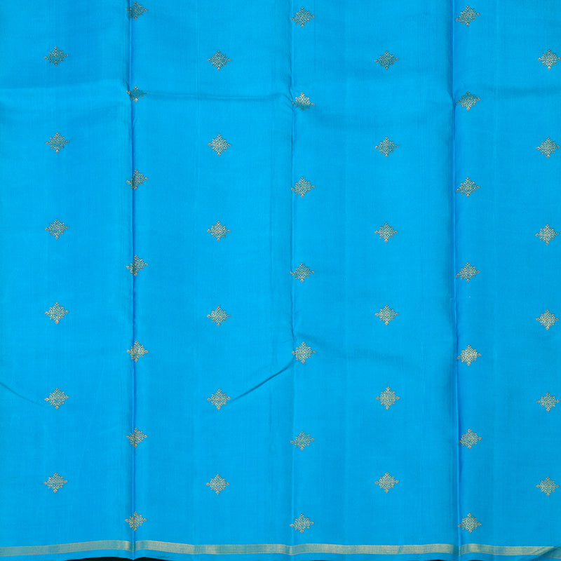 Hayagrivas Handloom Yellow Kanjivaram Silk Saree KBD1692A5-7
