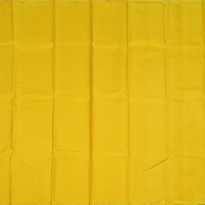 Hayagrivas Handloom Yellow Kanjivaram Silk Saree KBD1692A5-7