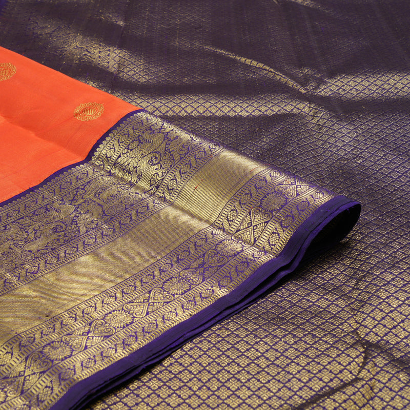 Hayagrivas Handloom Korvai Kanjivaram Silk Saree KBD1696A1-1